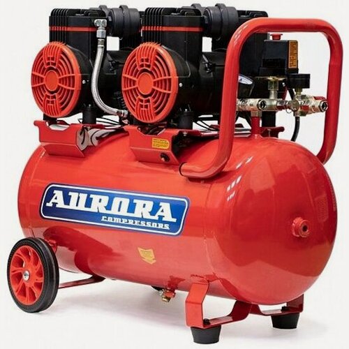 Изображение товара Компрессор Aurora Compressors AURORA PASSAT-50 BLACK тихий, безмасляный (45л, 500л/мин, 2.9кВт)