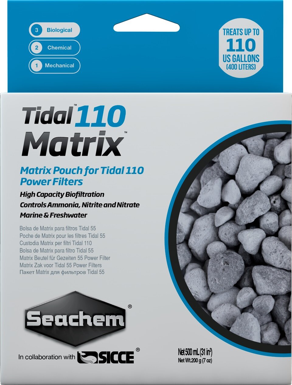 Наполнитель Seachem Matrix для рюкзачного фильтра Tidal 110