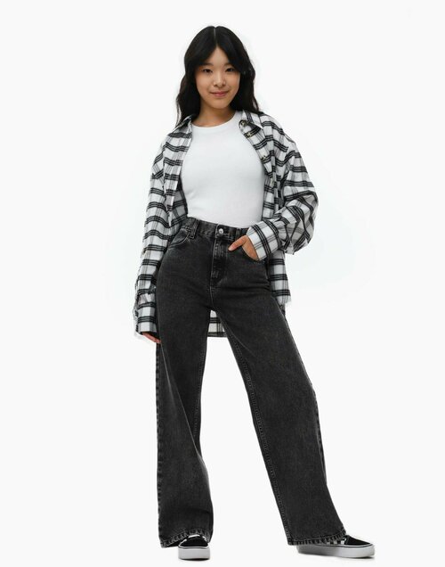Джинсы Gloria Jeans, размер 152 (38), черный