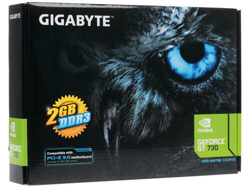 Видеокарта GIGABYTE GeForce® GT730, , 2ГБ, GDDR3, Retail - фото №15