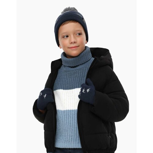 фото Перчатки gloria jeans, размер 2-5л, синий