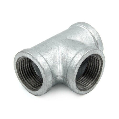 Тройник прямой чугунный Ду 50 (2") ВР/ВР