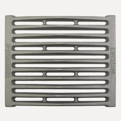 Изображение товара Решетка колосниковая Рубцовскии литеиныи комплекс РД-5(Р), чугун, встраиваемая, серый цвет 300х250