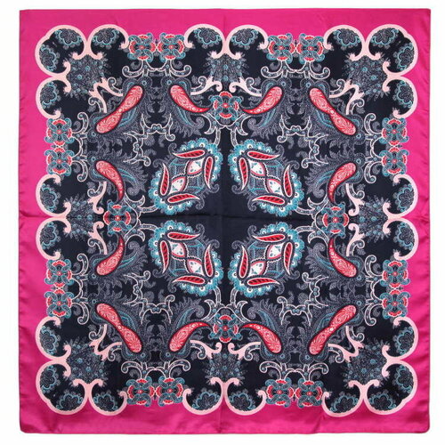 фото Платок roby foulards,90х90 см, голубой