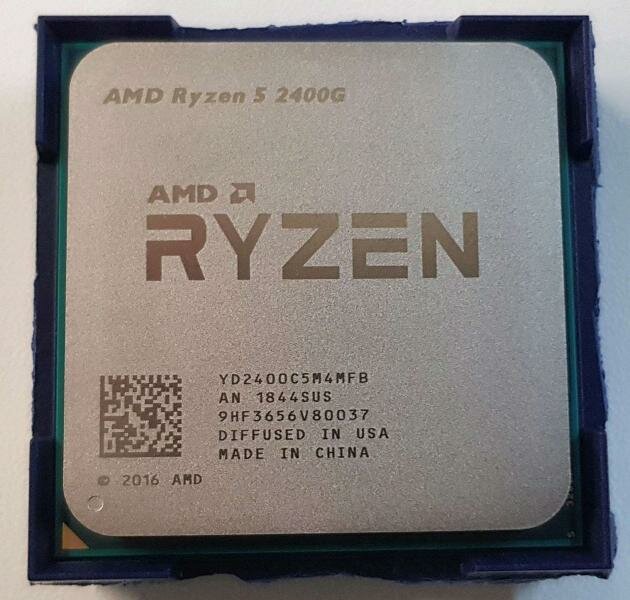 Процессор AMD Ryzen 5 2400G AM4 4 x 3600 МГц