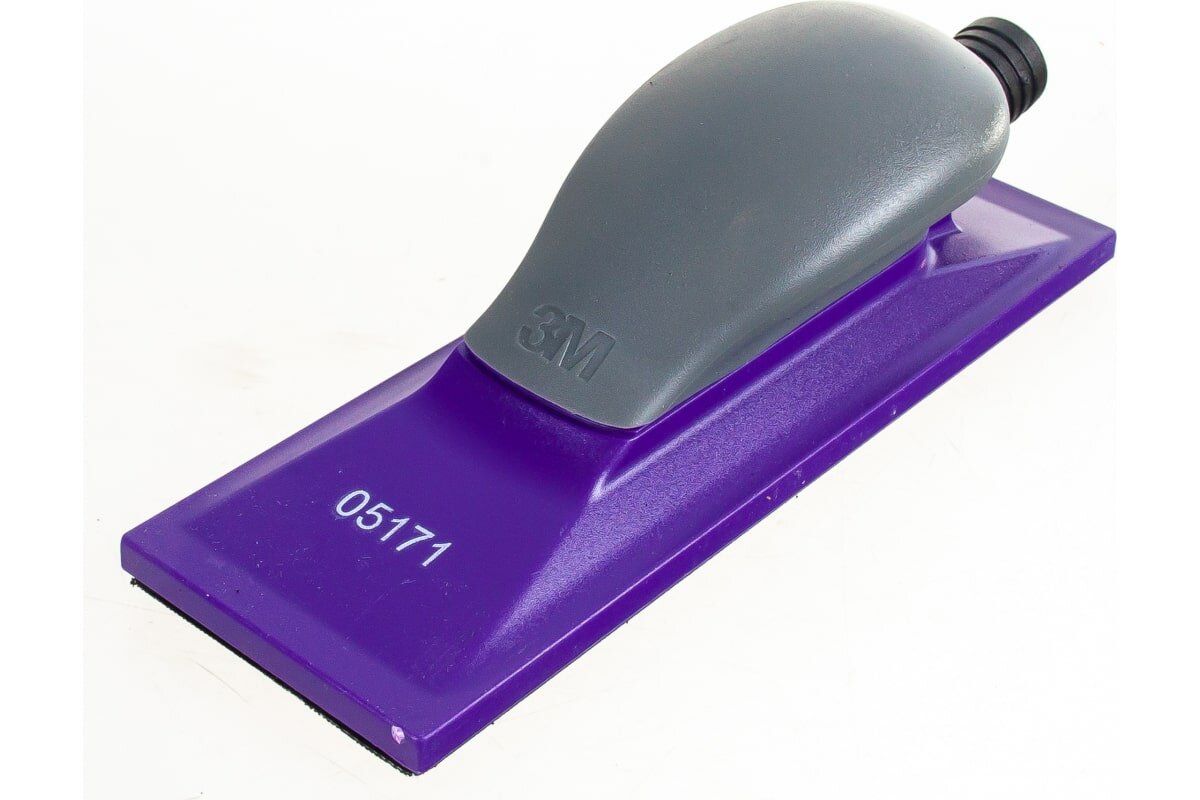 Шлифок с мультипылеотводом Hookit Purple+, средний, 70 мм x 198 мм — фото 12