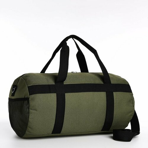 Сумка-баул 45 см, зеленый сумка дорожная на молнии наружный карман длинный ремень цвет коричневый