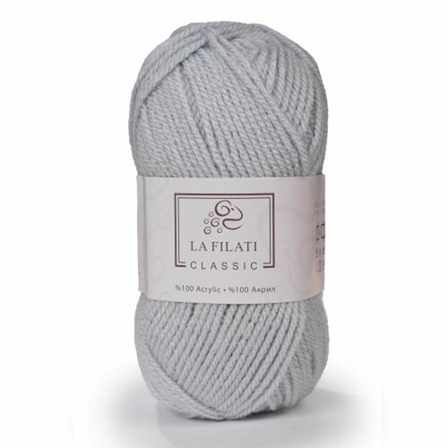 5 мотков Пряжа LA FILATI CLASSIC 100гр, 200м, 100% акрил, цвет 123