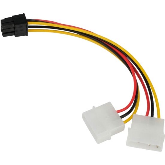 Кабель питания Cablexpert , Molex/PCIe 6pin, Lite, 15см, пакет