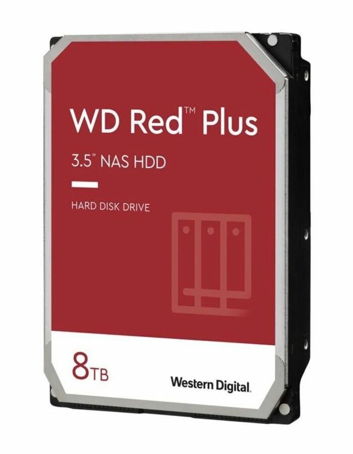 Жесткий диск HDD WD Original SATA-III 8Tb (WD80EFZZ) Red Plus