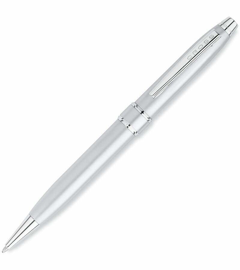 Cross Stradford - Satin Chrome, шариковая ручка, M, BL, AT0172-2