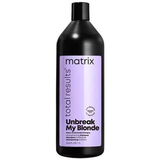 Шампунь для волос Matrix Cosmetics Matrix Unbreak My Blonde, без сульфатов, 1 л
