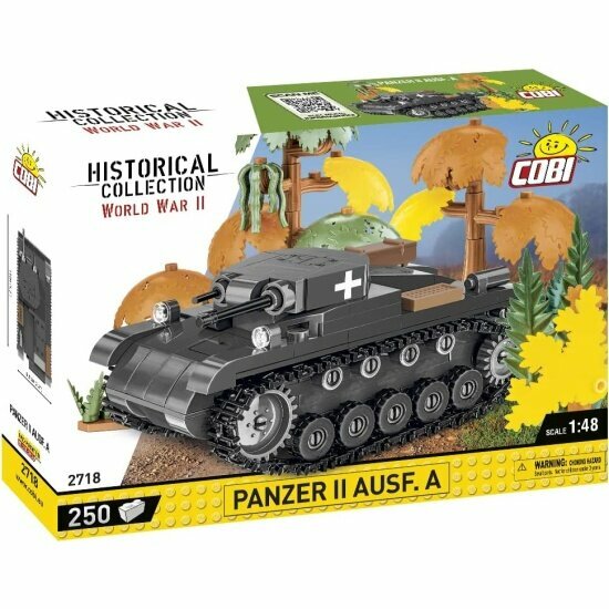 Конструктор Cobi 2718 Немецкий лёгкий танк PANZER II AUSF.A