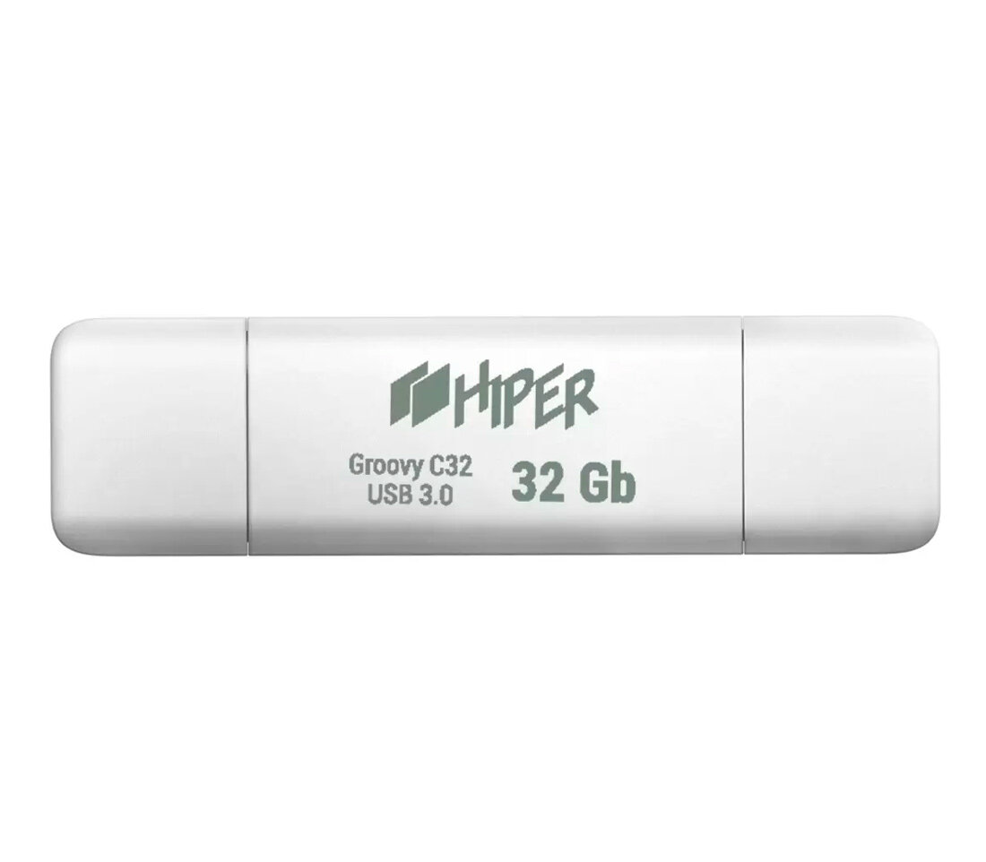 Накопитель HIPER USB3.0 + USB Type-C 32GB Groovy C32