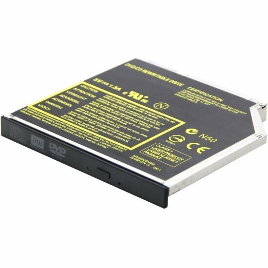 Внутренний CD/DVD привод для ноутбука Gembird DVD-SATA-01, 12.7 мм, SATA, черный