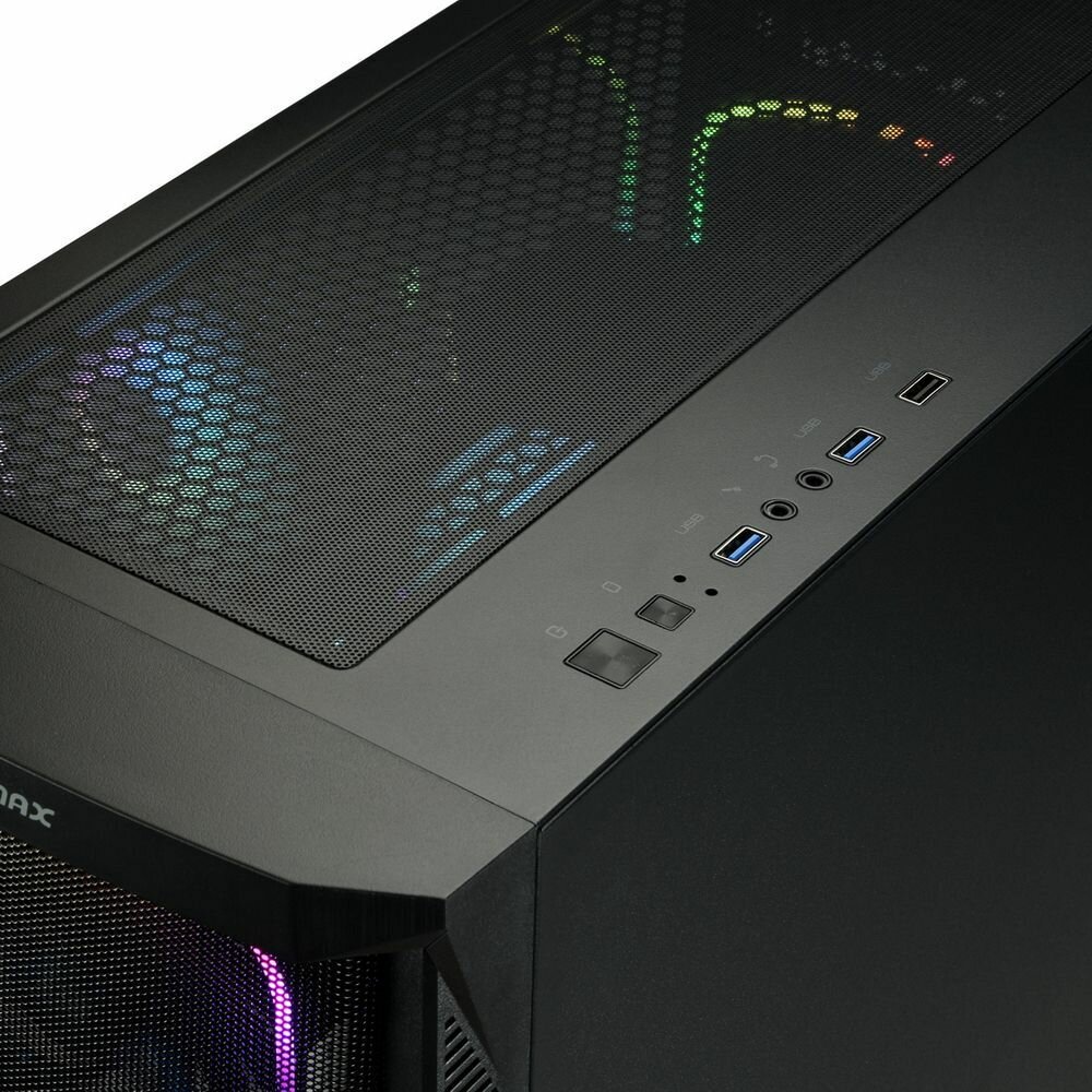 Корпус eATX Enermax черный, без БП, боковая панель из закаленного стекла, 2*USB 3.0, USB 2.0, audio - фото №5