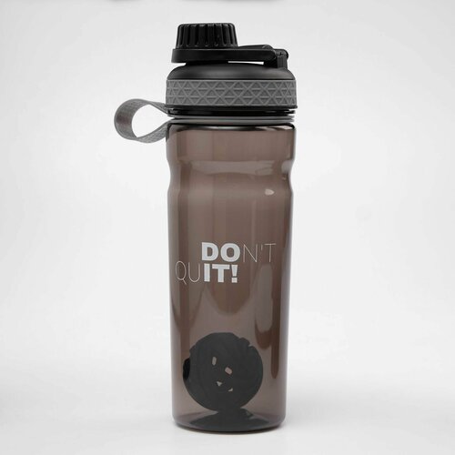 фото Шейкер, серия: strong, dont quit, 800 мл, 25 х 8 см, черный denco store