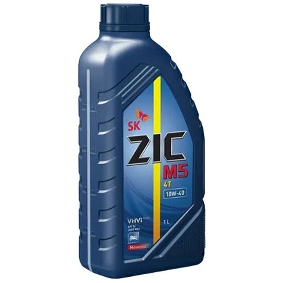 Моторное масло Zic M5 4T полусинтетическое 1 л