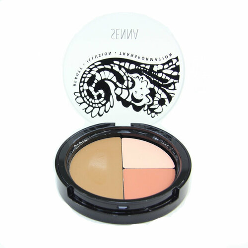 SENNA Slipcover Cream To Powder Foudation Набор для придания румянца Blush Contour 1