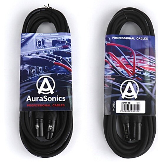 Микрофонный кабель Aurasonics , 5м, черный