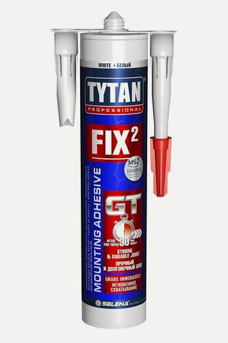 Изображение товара Монтажный клей Tytan Professional Fix GT белый 290мл