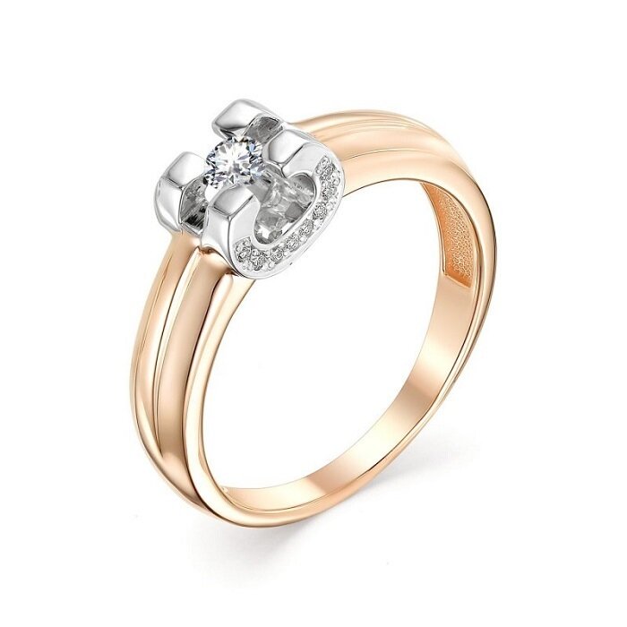 Кольцо Brilliant Style, красное золото, 585 проба, бриллиант