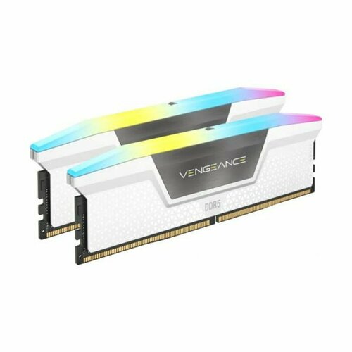 Оперативная память Corsair Vengeance RGB 32 ГБ 16 ГБ x 2 шт DDR5 6000 МГц белый цвет CMH32GX5M2D6000C36W 1349800₽