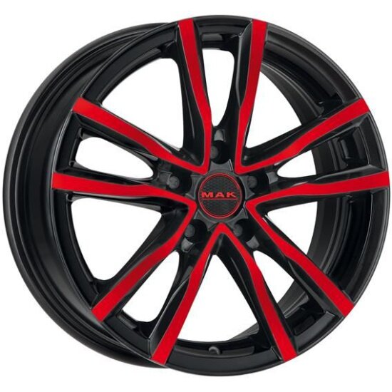 Диск Mak Milano 6.5x16/5x114.3 D76 ET40 Black and Red