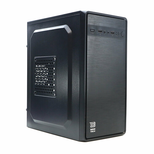 Корпус BaseTech M3401 mATX, Mini-Tower, без БП черный (BT-M3401-B) корпус aerocool playa slim без бп matx mini tower черный