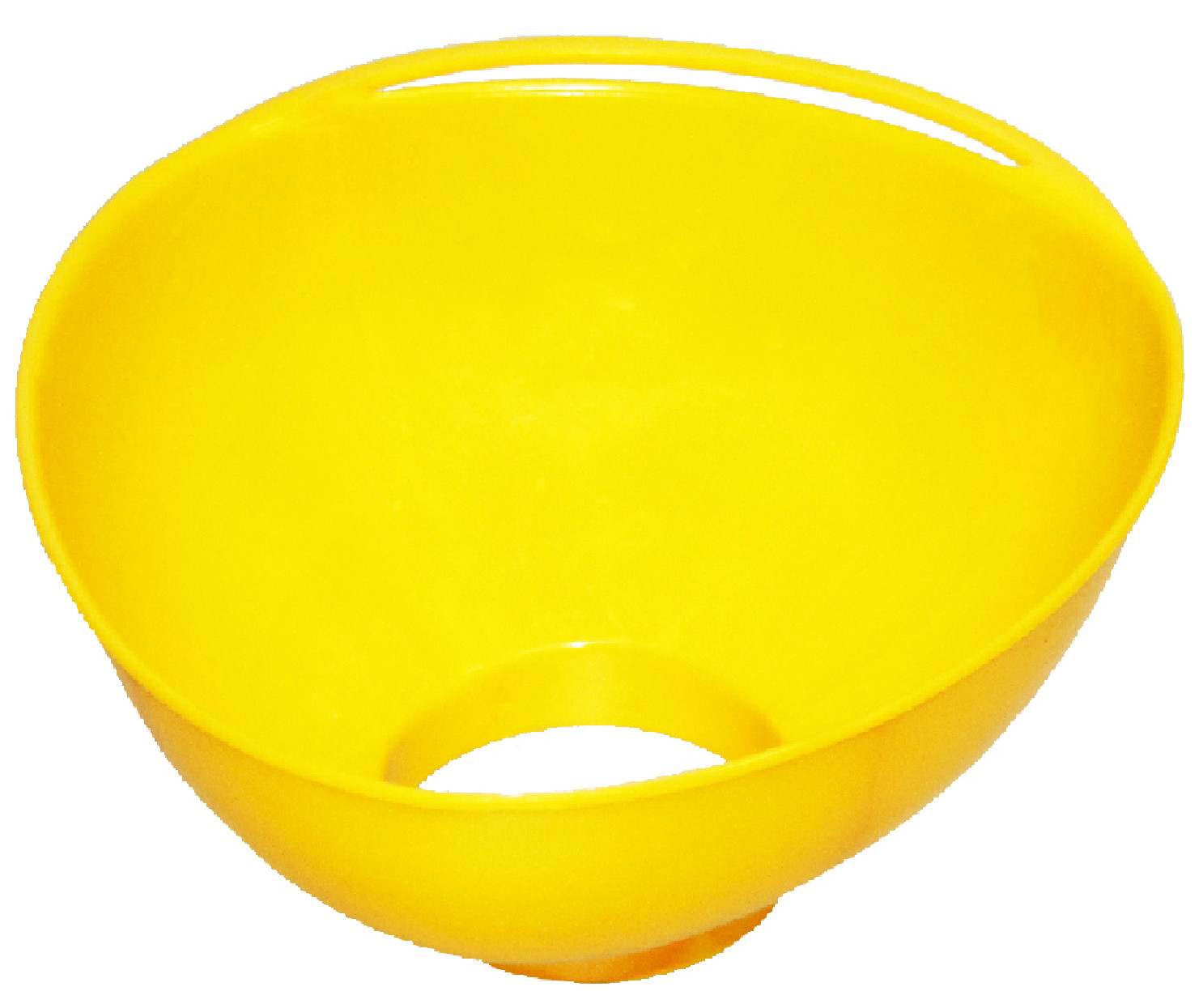 Воронка большая ø20 см пластик желтый