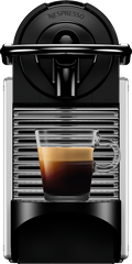 Кофемашина капсульная De'Longhi Nespresso Pixie EN 124, серебристый