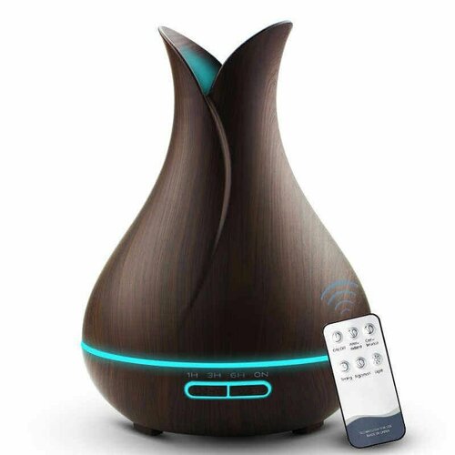 Ароматизатор увлажнитель воздуха Aromatherapy Humidifier с пультом Темное дерево 2099₽