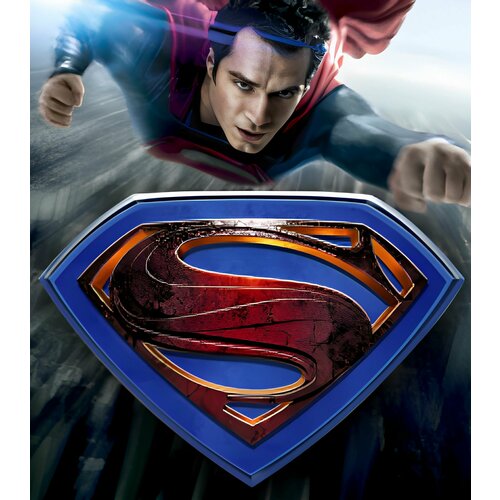 Настенная табличка DC супермен - 20 см - Официально лицензированный набор фильмовый Реквизит