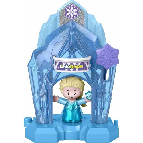 Эльза Холодное сердце набор Fisher-Price Little People Disney Frozen Elsa's Palace Портативный игровой набор с фигурой