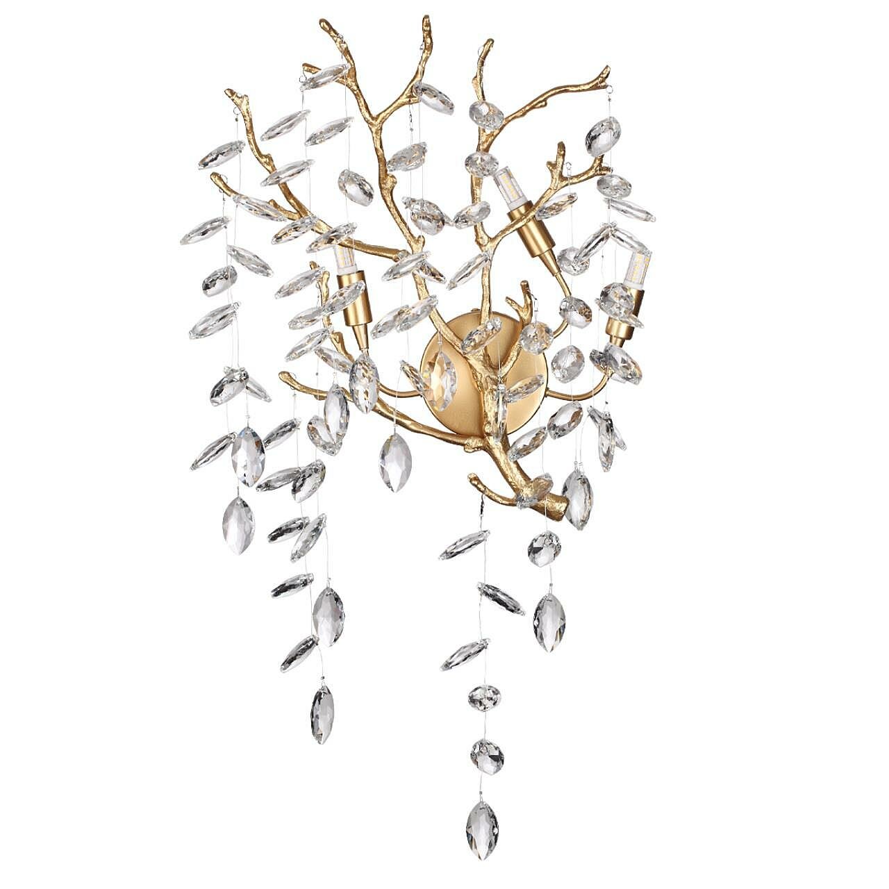 фото Настенное бра Odeon Light Delica 4969/3W, G9, 120Вт, кол-во ламп:3шт, Бронза