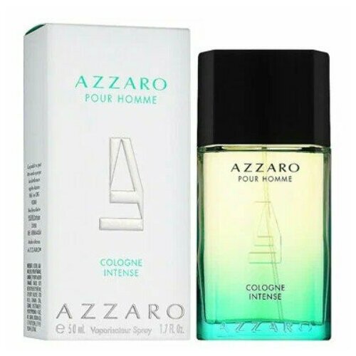 Azzaro мужская туалетная вода Pour Homme Cologne Intense, 50 мл лидер продаж брендовые парфюмы azzaro pour homme мужской эликсир оригинальные долговечные парфюмы для мужчин свежий парфюм мужской боди