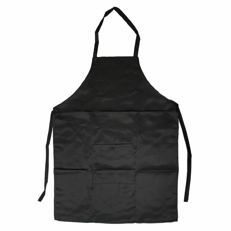 фото Фартук цветной черный для мастеров