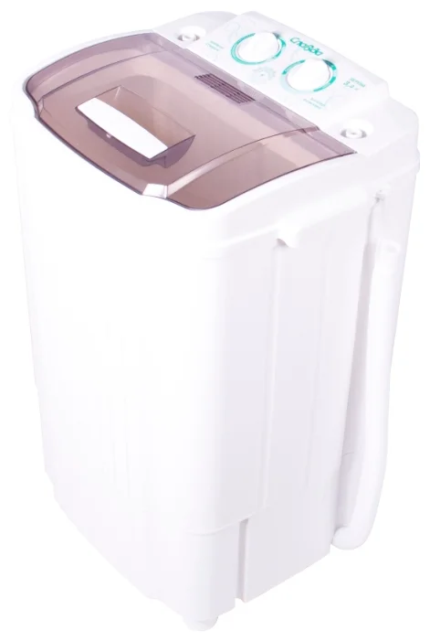 Стиральная машина Славда WS-30ET, белая, 3 кг, с вертикальной загрузкой, 2 программы
