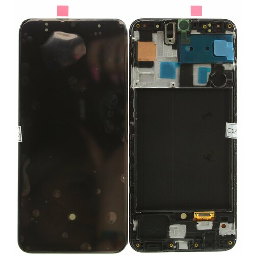 дисплей для samsung a505f a507f galaxy a50 a50s тачскрин черный oled Дисплей для Samsung Galaxy A30/A50/A50s (A305/A505/A507) в рамке OLED A+ (Full size)