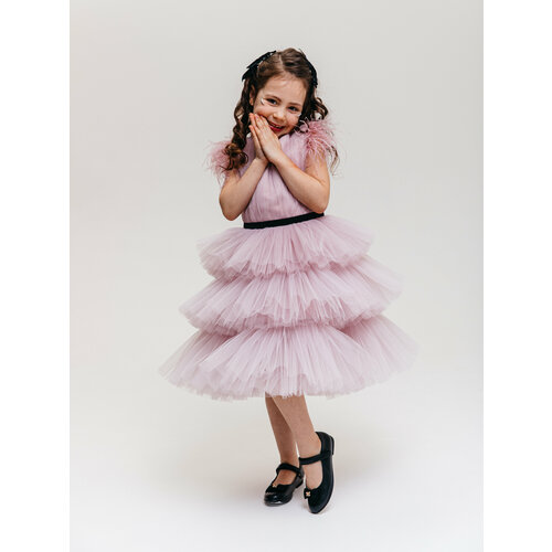 Платье Роскошь с детства, размер 152-158, розовый