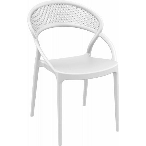 Кресло пластиковое Siesta Sunset Белый кресло садовое пластиковое siesta contract sunset белый