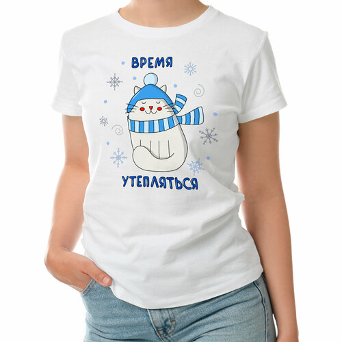 фото Футболка roly, размер l, белый