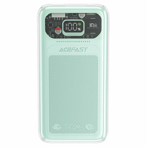 Внешний аккумулятор ACEFAST M1-10000 Sparkling Series 30W Fast Charge Mountain Mist acefast m1 10000 мраморный серый портативный аккумулятор