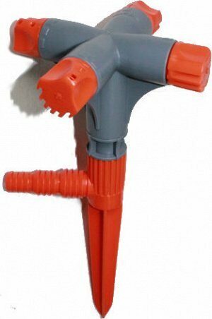 Разбрызгиватель (вертушка) 4х лучевой на пике (1шт)