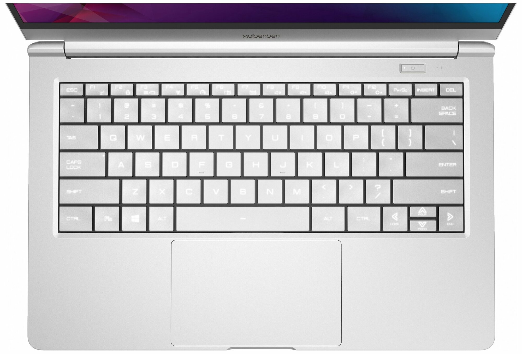 Ноутбук Maibenben P455 P4551SA0PSRE0, 14", IPS, AMD Ryzen 5 5560U, DDR4 8192ГБ, SSD 256ГБ, AMD Radeon Vega 6, серебристый (p4551sa0psre0) - фото №5