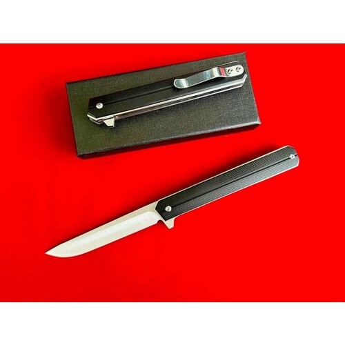 Нож складной флиппер Five Pro Москит classic сталь D2, черный