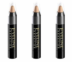 Фото Eveline Cosmetics Корректирующий карандаш Art Professional Make-up Тон 1 Cream, 3 шт