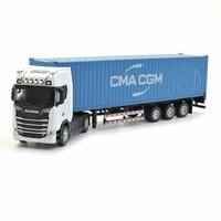 Модель масштабная грузового автомобиля Скания. Длина игрушки 31 см. Масштаб 1 : 43. Тягач Scania с  ...