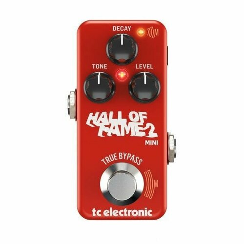 TC Electronic HALL OF FAME 2 MINI REVERB Педаль эффекта реверберации tc electronic hall of fame 2 x4 reverb гитарная педаль эффекта ревербератор