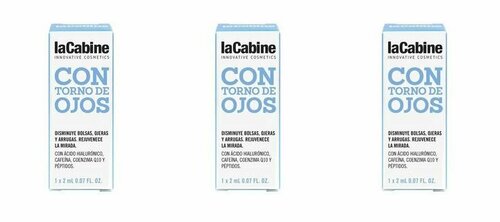 La Cabine Концентрированная сыворотка - Eye contour ampoules в ампулах для контура век 1х2мл, 3 шт